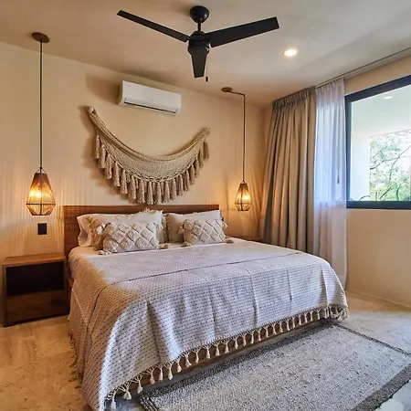 ITZÁ ALDEA ZAMÁ - Boho-chic con ALBERCA PRIVADA - By YEAH! Apartamento